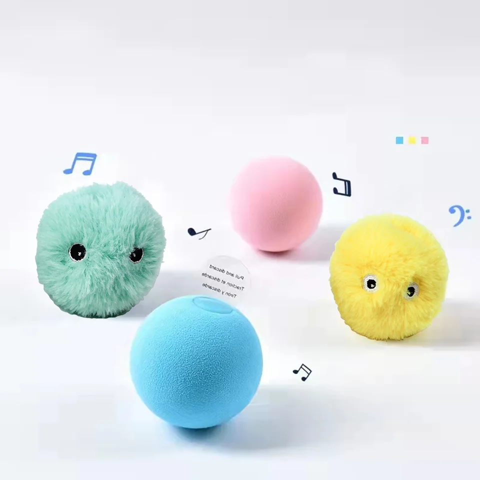 Smart Katze Spielzeug Interaktive Ball Plüsch Elektrische Katzenminze – Bild 4