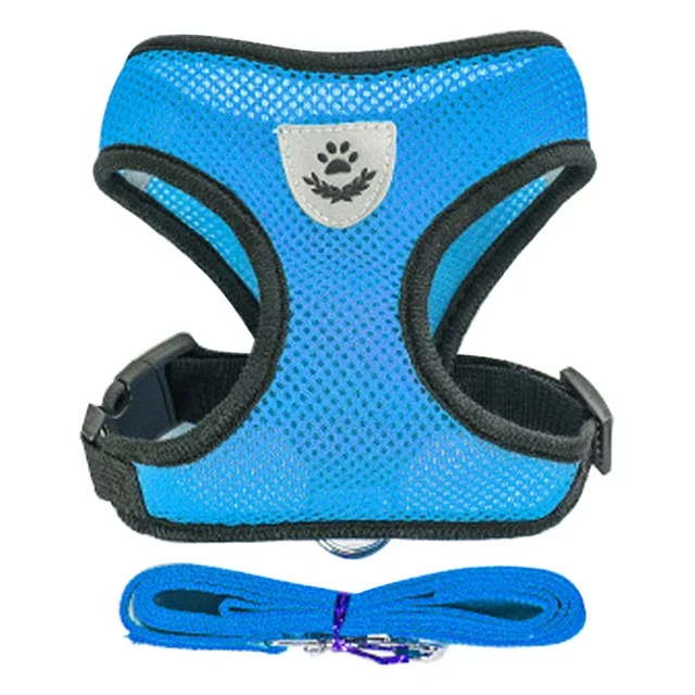 Katze Geschirr Weste Walking Lead Leine Für Welpen Hunde Kragen Polyester Einstellbare Mesh Hundegeschirr