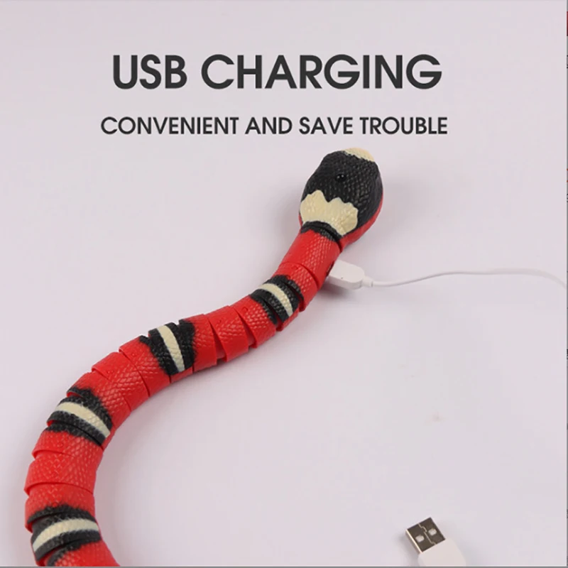 Automatisches Katzenspielzeug, interaktives Smart Sensing Snake – Bild 3