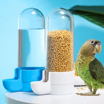 Vogel Wasser Trinker Feeder Waterer mit Clip Haustier Vogel Liefert Spender Flasche Trinkbecher Schalen
