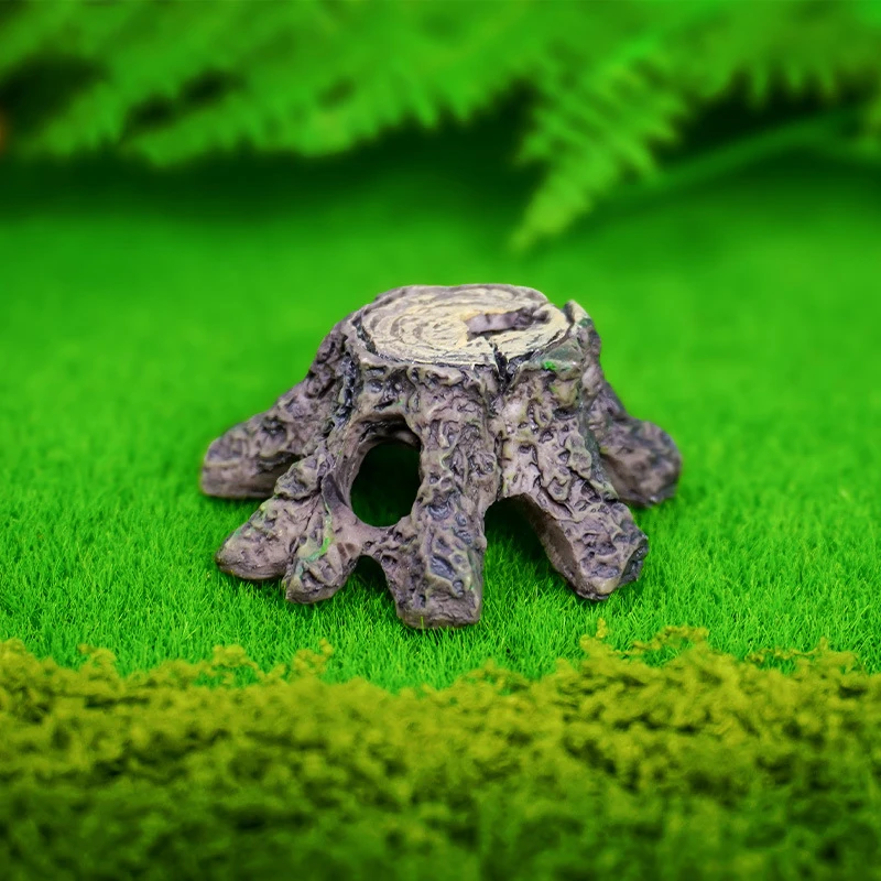Reptilien-Enthusiasten Zubehör: Fischversteck-Höhle und Sonnenliegeplatz für Reptilien im Terrarium