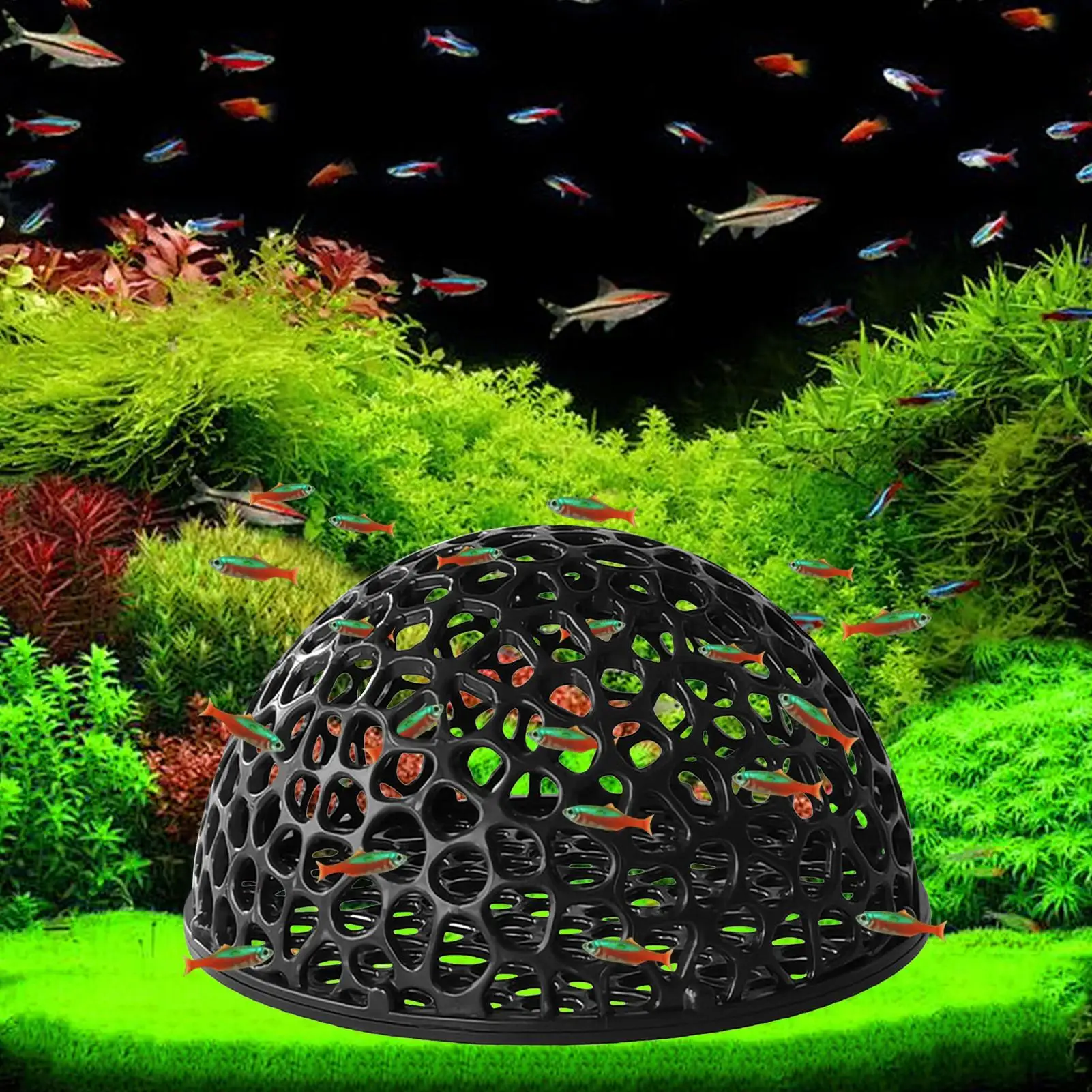 Aquarium Garnelenhaus Höhle Mini poröses Betta Haus Fisch versteckte Flecken Garnelenunterschlupf
