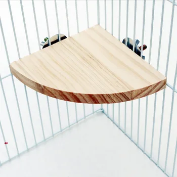 Vogelplattform-Ständer, fächerförmige Sitzstange für Papageien, Sittiche, Hamsterkäfige, Ruhe