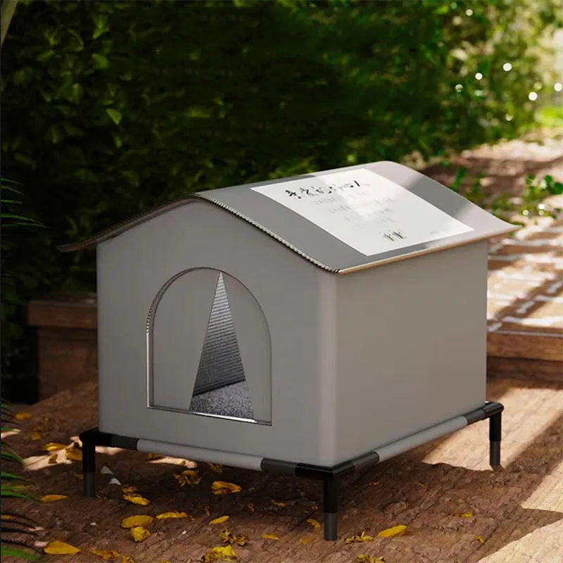 Streunende Katze, Hundehaus, wasserdicht, für den Außenbereich, Winter, warm, für Haustierhöhle, Schlafbetten