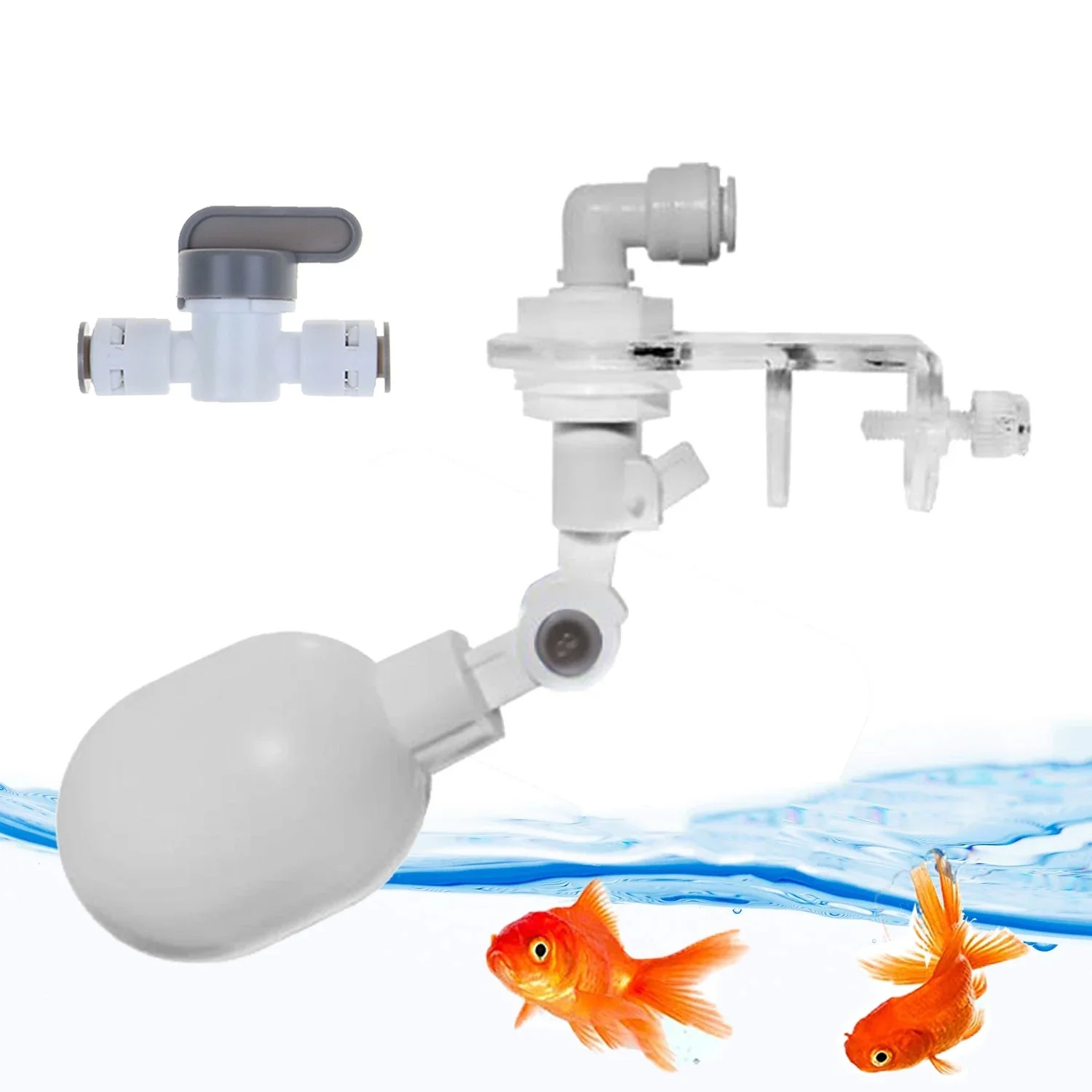 Auto Aquarium Wasserwechsler Kit Power Free Aquarium Float Kugelhahn – Bild 4