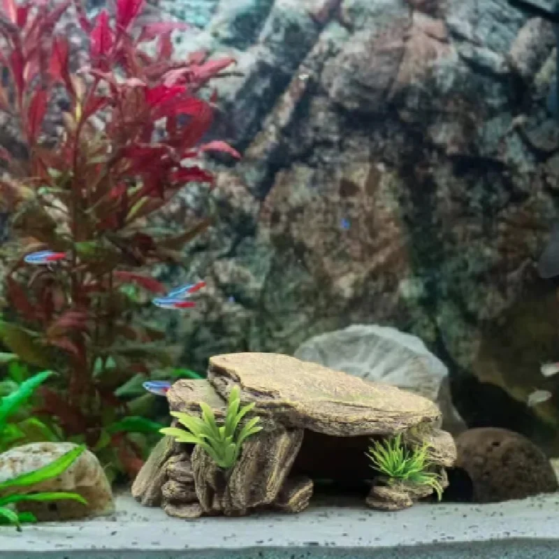 Reptilien-Versteckhöhle mit Sonnenplattform im Naturstein-Stil – Bild 5