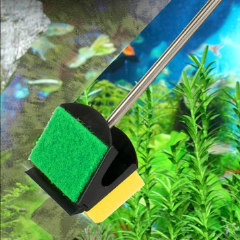 Reinigungswerkzeuge für Aquarien, schwimmende Algenschaber, Schwamm, Pflanzenreinigungsbürsten für Glasfenster