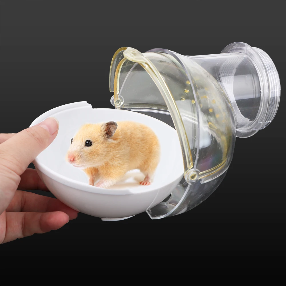 Bad Käfig Box Haustier Hamster Kleine Tier Bad Sand Zimmer Haus – Bild 5