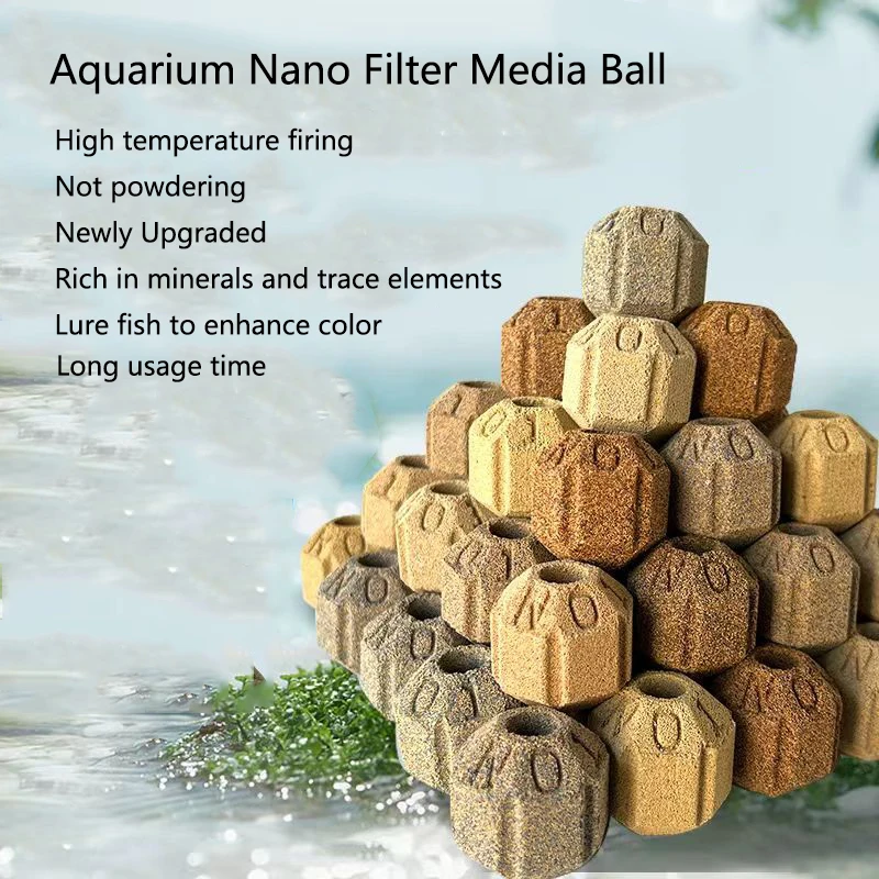 300g/500g/1000g Nano Aquarium Filter Medien Hohlpartikel Biologische – Bild 4