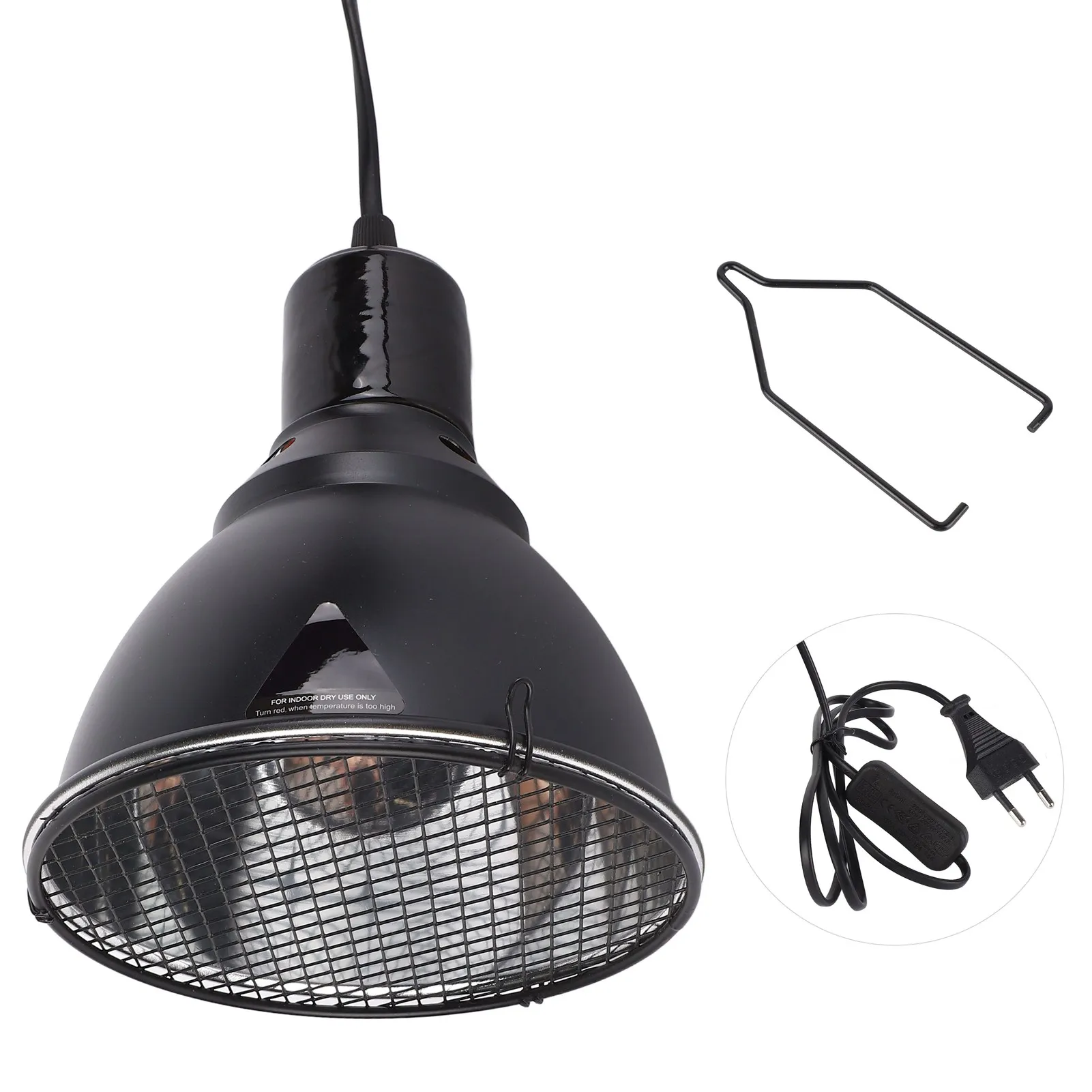 14 cm Reptilien lampe Leuchte gleichmäßige Heizung profession elle flache Kuppel Lampen kappe für Amphibien