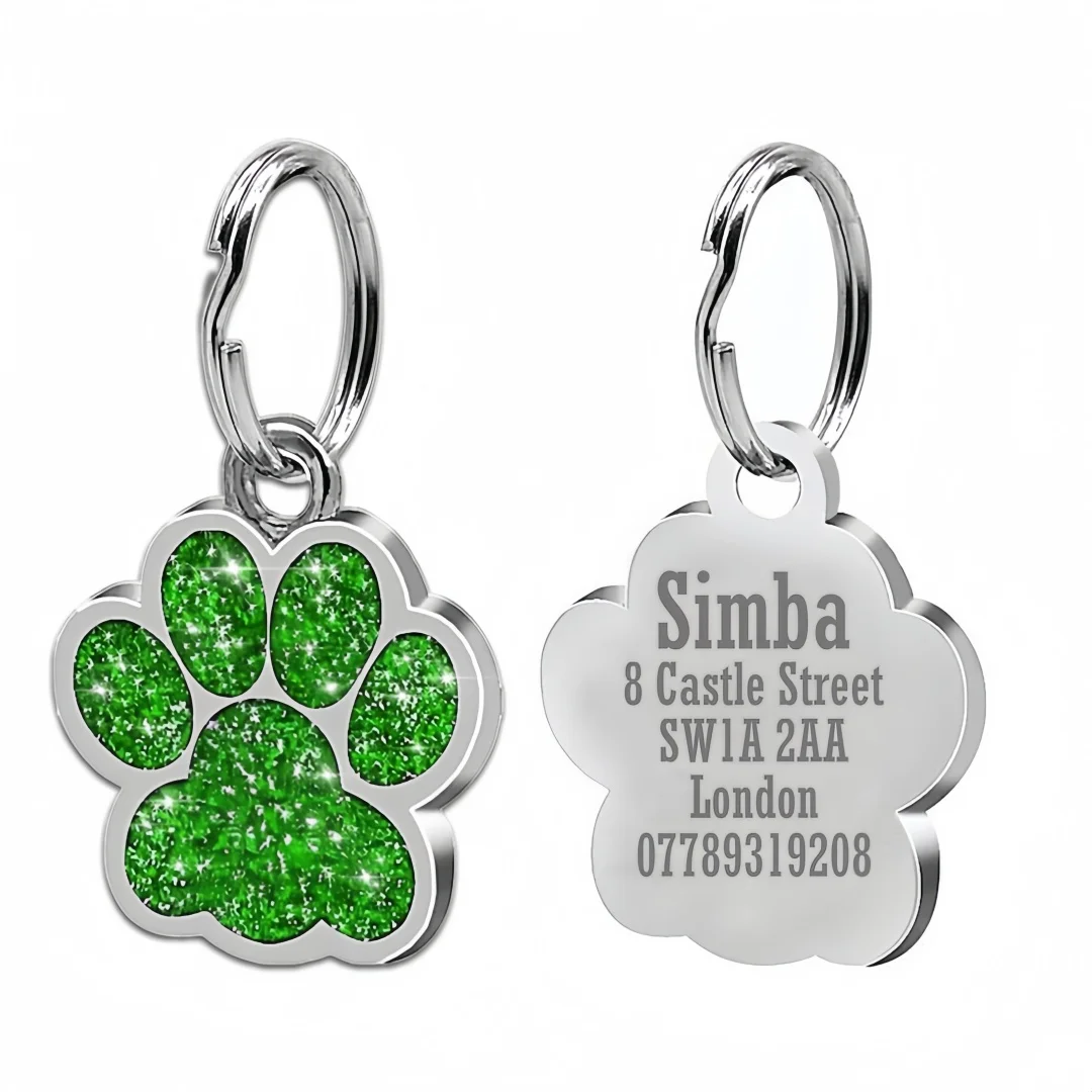 Personalisierte Hunde- und Katzen-Teller-Tags, gravierte – Bild 4