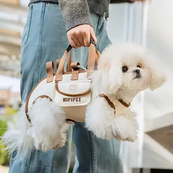 Niedlicher Hunde-Rucksack-Träger - Ideal für Kleine bis Mittelgroße Haustiere - Perfekt für Reisen, Täglichen