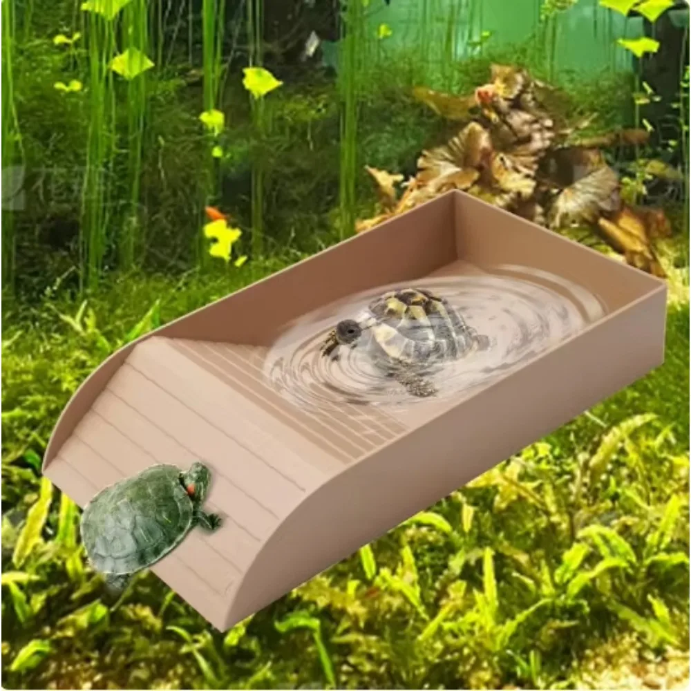 Reptilien-Badebecken, Reptilien-Futternapf, Wassernapf mit Rampe – Bild 6