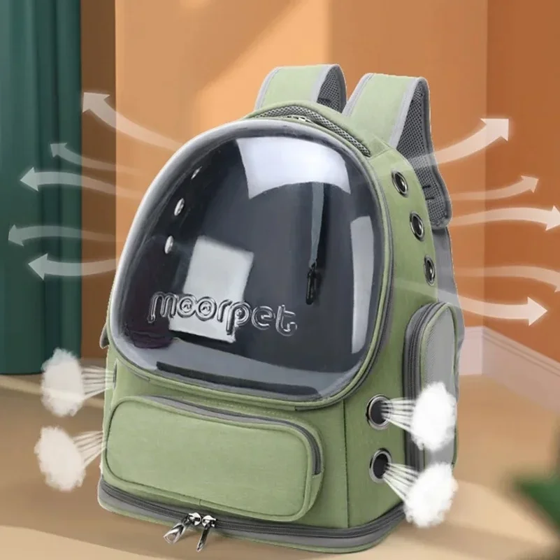 Haustier-Katzentransporttasche Outdoor-Reiserucksack für Katzen Kleine – Bild 4