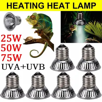 25/50/75 W UVA + UVB Reptilienlampe Schildkröte Sonnenbringen UV-Glühbirnen Heizlicht Vollspektrum Sonnenlampe