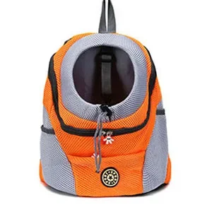 Haustier Hund Tragetasche Heraus Doppel Schulter Tragbare Reise Rucksack Outdoor PPet Hund Front Tasche Mesh