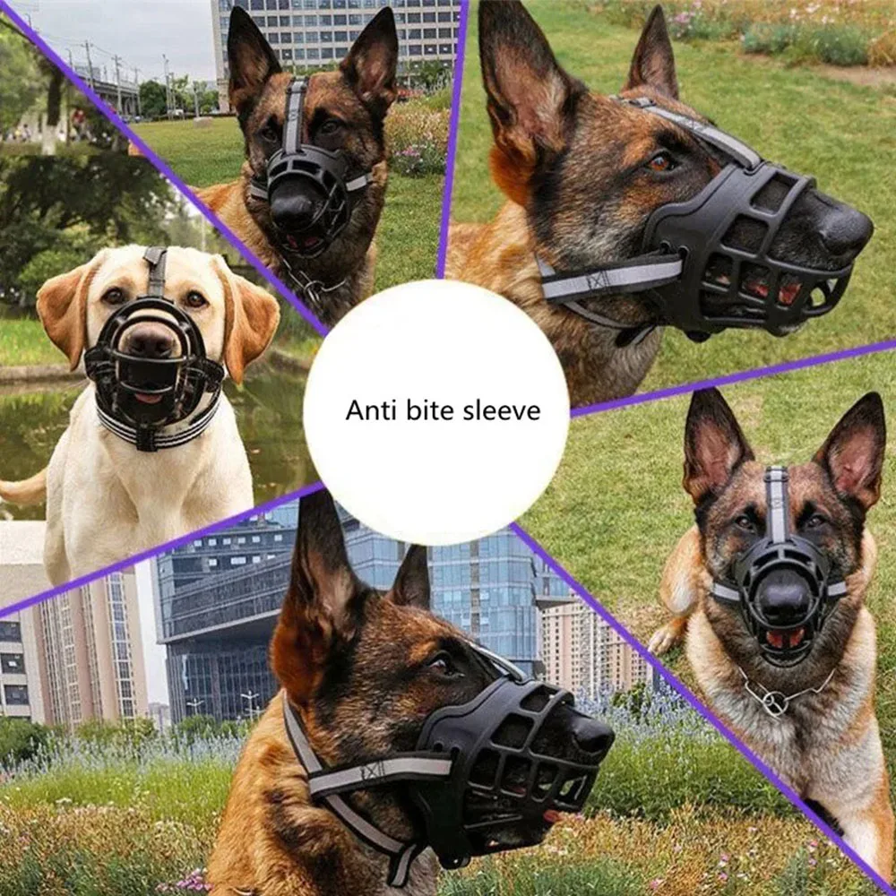 Weicher Silikon-Hundemaulkorb, Anti-Beiß- und Kau-Maske – Bild 5