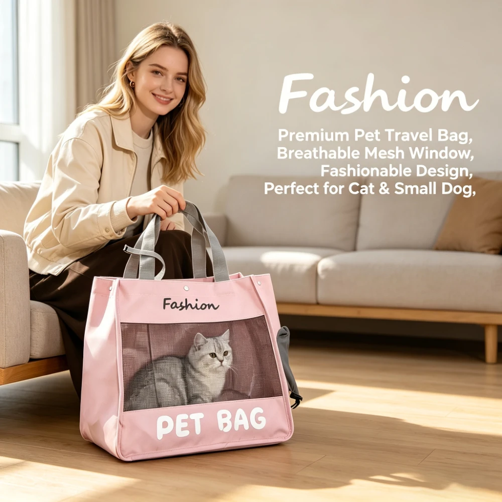 Haustier-Katzentransporttasche Outdoor-Reiserucksack für Katzen Kleine – Bild 4