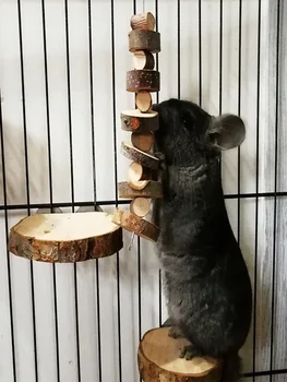 Hamster-Kaninchen-Kauspielzeug, natürliche Holzstäbchen für kleine Haustiere, Chinchilla, Meerschweinchen