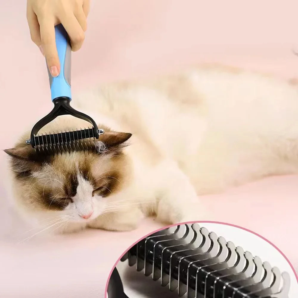 Professionelle Pet Deshedding Pinsel Hund Haarentferner Pet Haar – Bild 6
