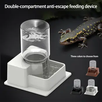 Automatischer Abnehmbarer Wasserspender für Reptilien, Wasserschale für Schildkröten, Gecko-Trinkspender