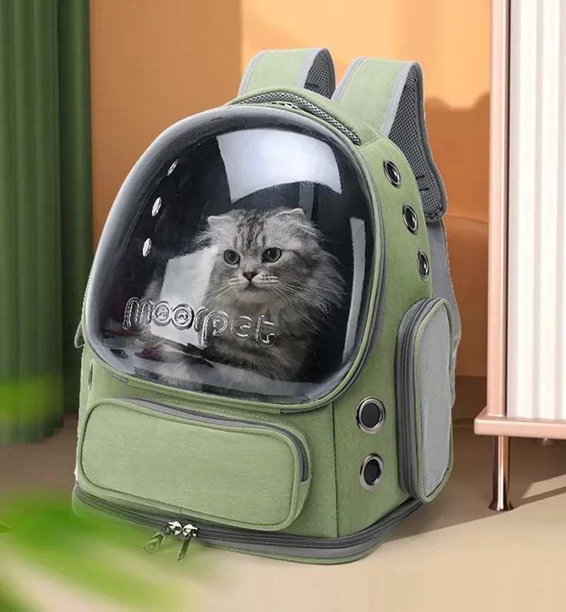 Haustier-Katzentransporttasche Outdoor-Reiserucksack für Katzen Kleine – Bild 3
