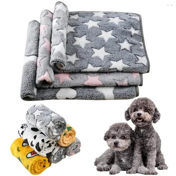 Hundebettmatte, Decke, weiches, gemütliches Haustierkissen für kleine große Hunde, Frühling und Herbst, warme