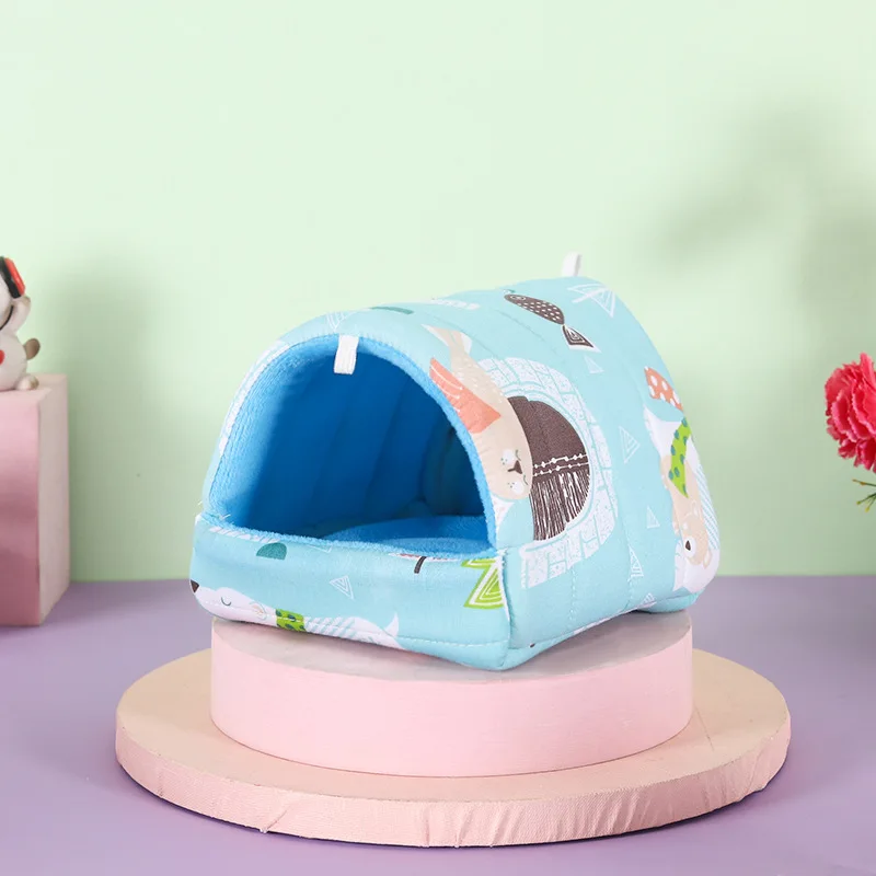 Meerschweinchen-Versteckbett, waschbarer Kleintierhauskäfig für Maus – Bild 6
