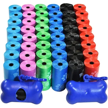 120 Rollen Hundekotbeutel, Outdoor-Reinigung, Kotbeutel, Outdoor, saubere Haustiere, Zubehör für Hunde, 15