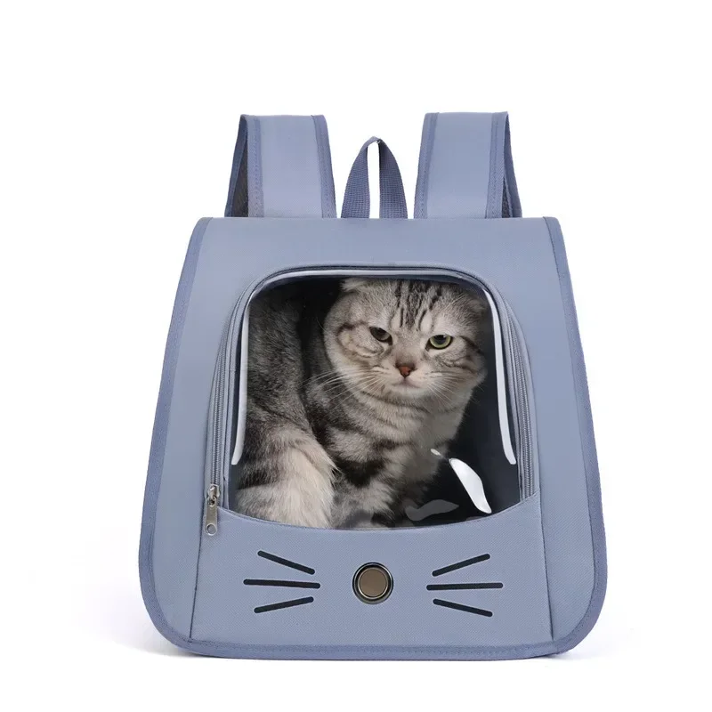 Transportträger für Haustiere, Katzen-Rucksack, Outdoor, atmungsaktiv – Bild 5