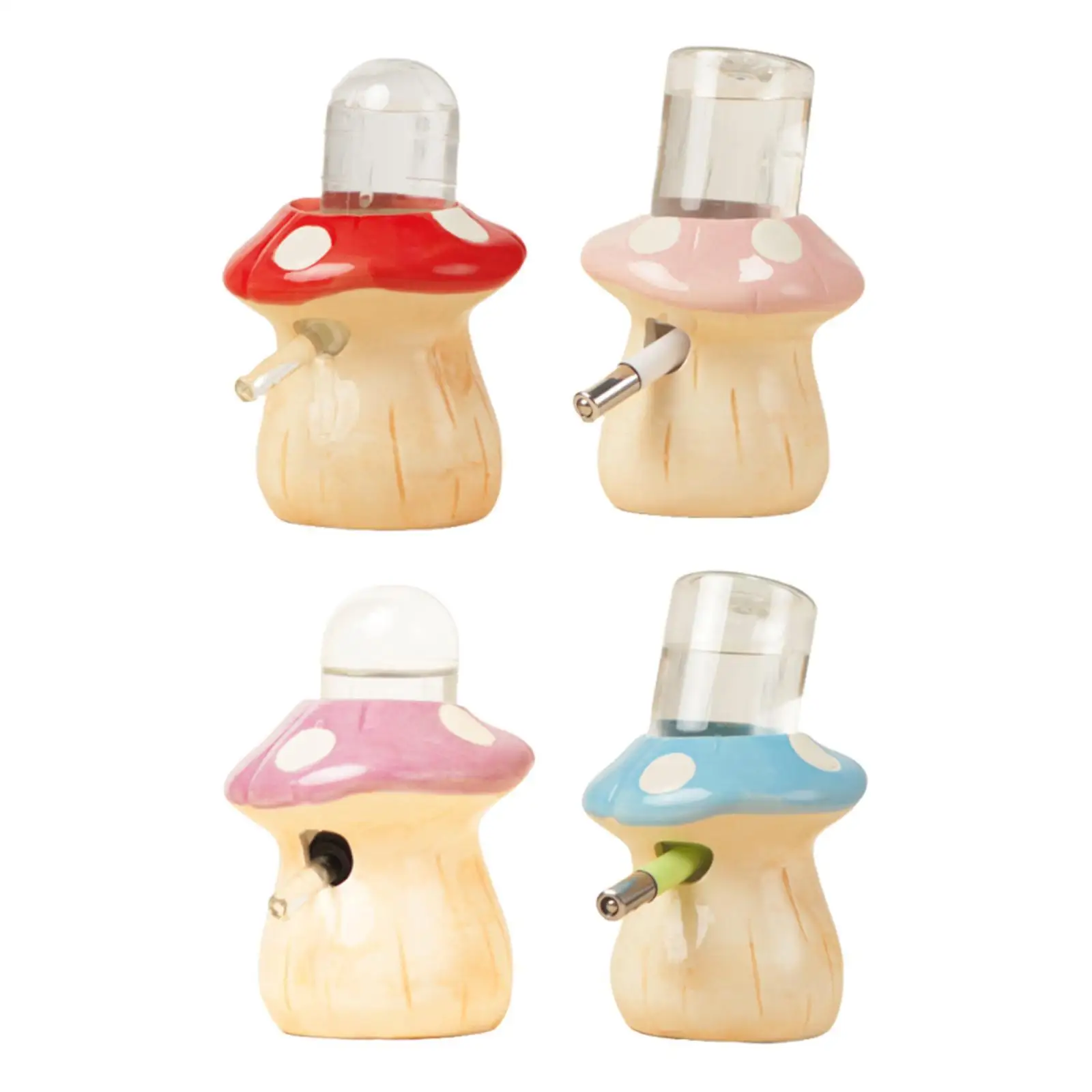 Hamster-Wasserflasche mit einfach zu befestigenden Zubehörteilen, Keramik-Spender für Frettchen, Ratten, Igel