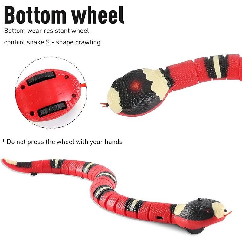 Automatisches Katzenspielzeug, interaktives Smart Sensing Snake – Bild 5