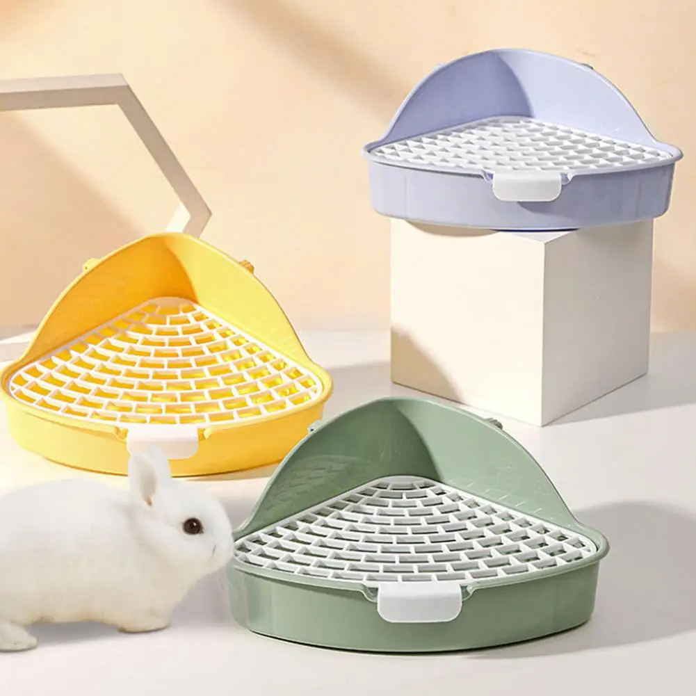 Kleintier-Toilette Kleintier-Streuschale Eckmodell für Hamster – Bild 3