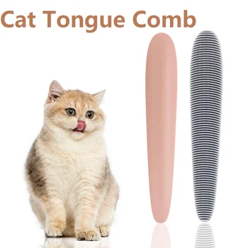 Katzen-Zungenbürste zur Fellpflege, Massagebürste, Katzenkamm, Haarentfernungsbürste, Werkzeug für loses Fell