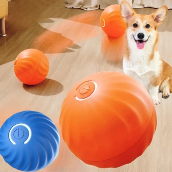 Haustier Spielzeug Ball Automatische Moving Hund Spielzeug Ball Smart USB Springen Rotierenden Interaktive
