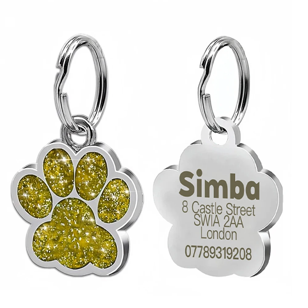 Personalisierte Hunde- und Katzen-Teller-Tags, gravierte – Bild 6