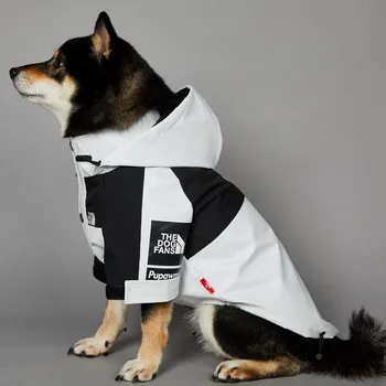 Hundebekleidung Regenmantel für kleine und große Hunde Windjacke Windbreaker Französische Bulldogge Hoodie