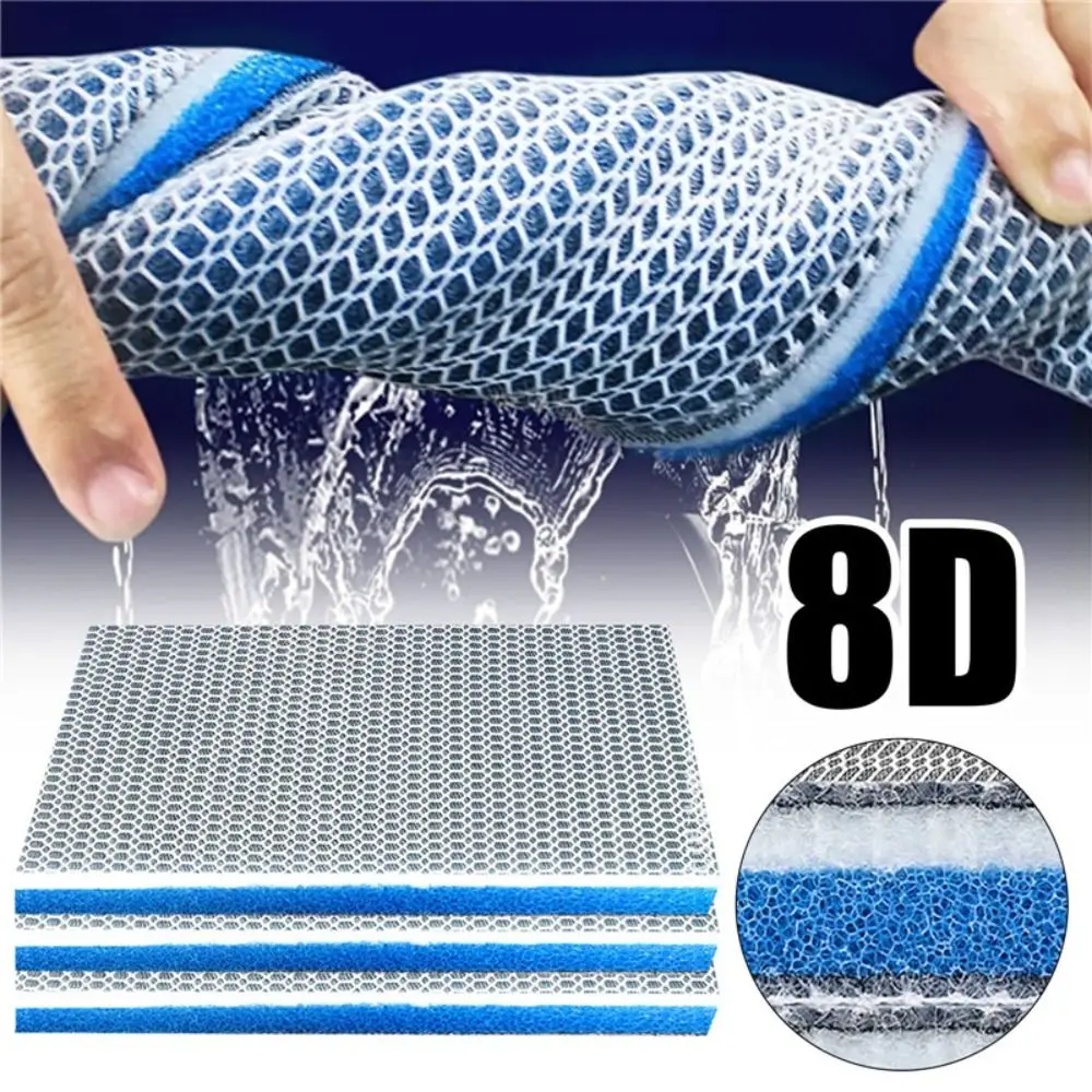 8D Aquarium Filter Schwamm 8-Schichten High-Density Biochemische Filter Baumwolle Schwamm Aquarium Zubehör