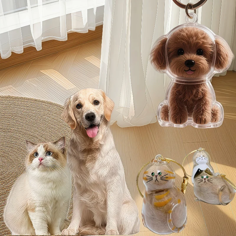 Transparenter Aufbewahrungsbehälter für Hundehaare, bezaubernder – Bild 5