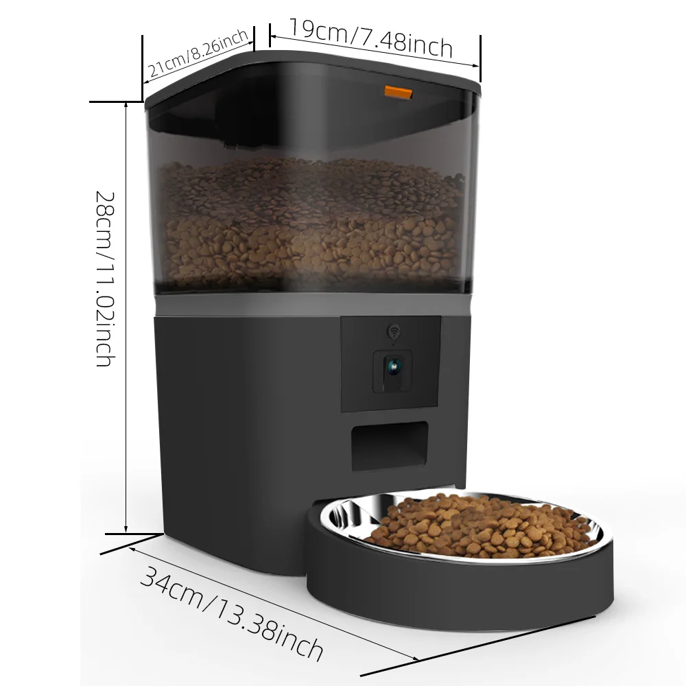 4L Automatischer Katzenfutterautomat, intelligenter Futterautomat – Bild 5