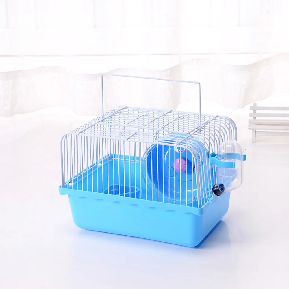 Deluxe-Hamsterkäfig aus Acryl, großer Raum, goldenes Hamsterhaus, faltbar und für den Außenbereich
