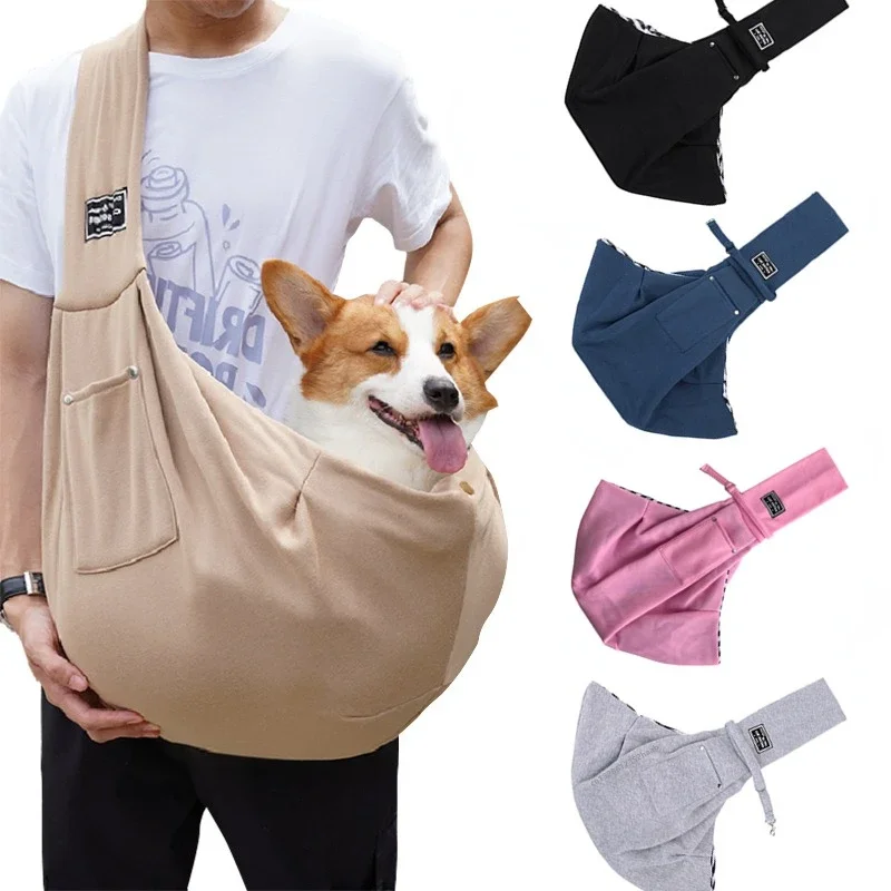 Komfortable Hundetasche Haustier-Umhängetasche Outdoor-Reise Tragbare Katzen- und Welpen-Tragetasche