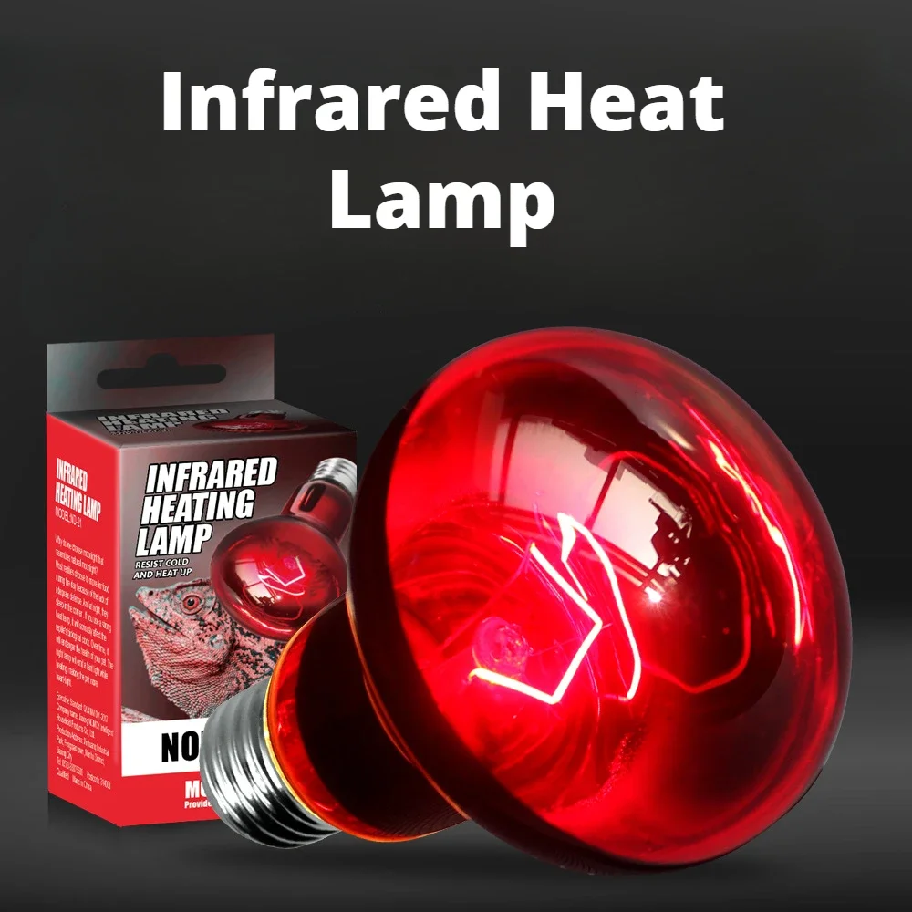 Reptilien-Wärmelampe Infrarot-Sonnenlichtlampe 110V/220V Amphibien- und Schlangenlampe Reptilien-Wärmelampen