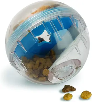 IQ Treat Ball Leckerli-Spender für Hunde, Spielzeugball, interaktives Hundespielzeug - 10,2 cm