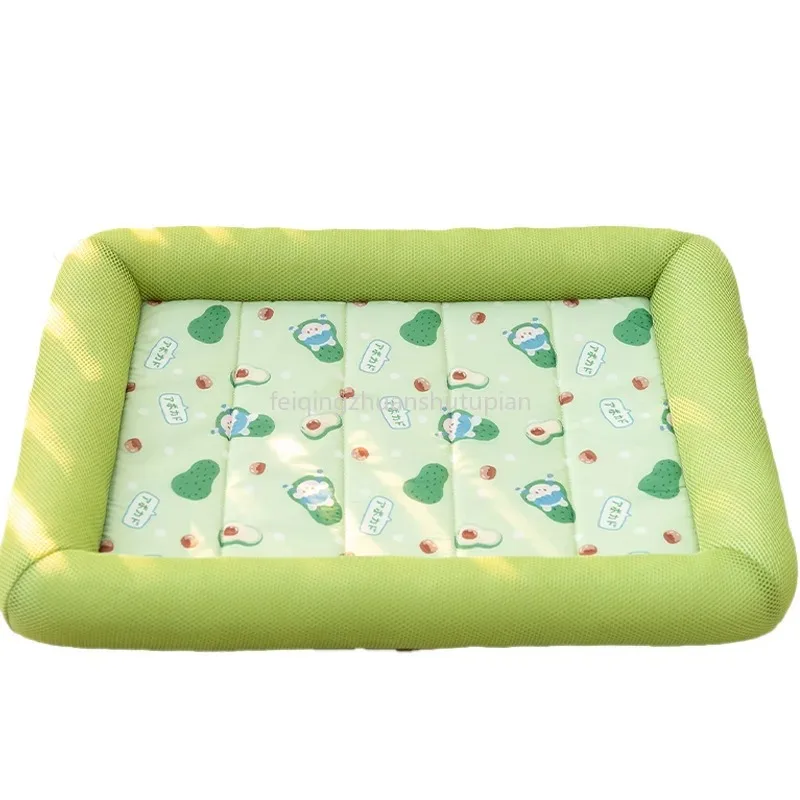 Sommerliches, waschbares Hundebett mit atmungsaktiver, weicher – Bild 6