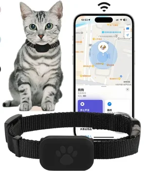 Haustier Bluetooth GPS Tracker Hund Mini Tracking Bewegung Alarm Halsbänder Anti Verloren Tracker für Katzen