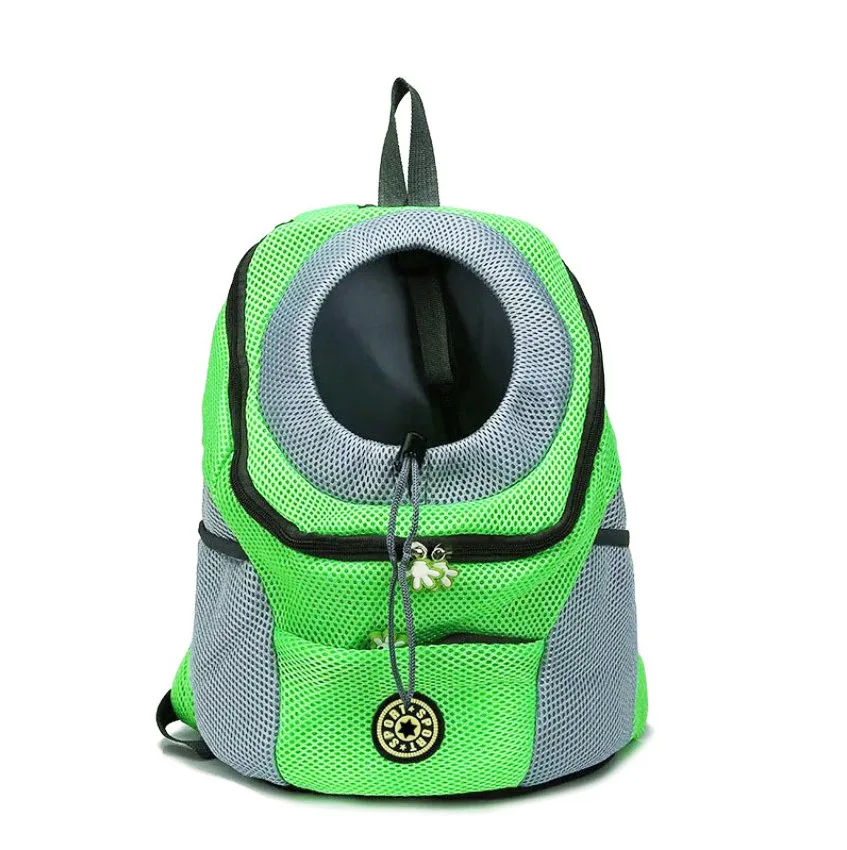 Hunde-Haustier-Rucksack, Reisetasche, Vorderrucksack, atmungsaktiv, verstellbar, mit reflektierenden