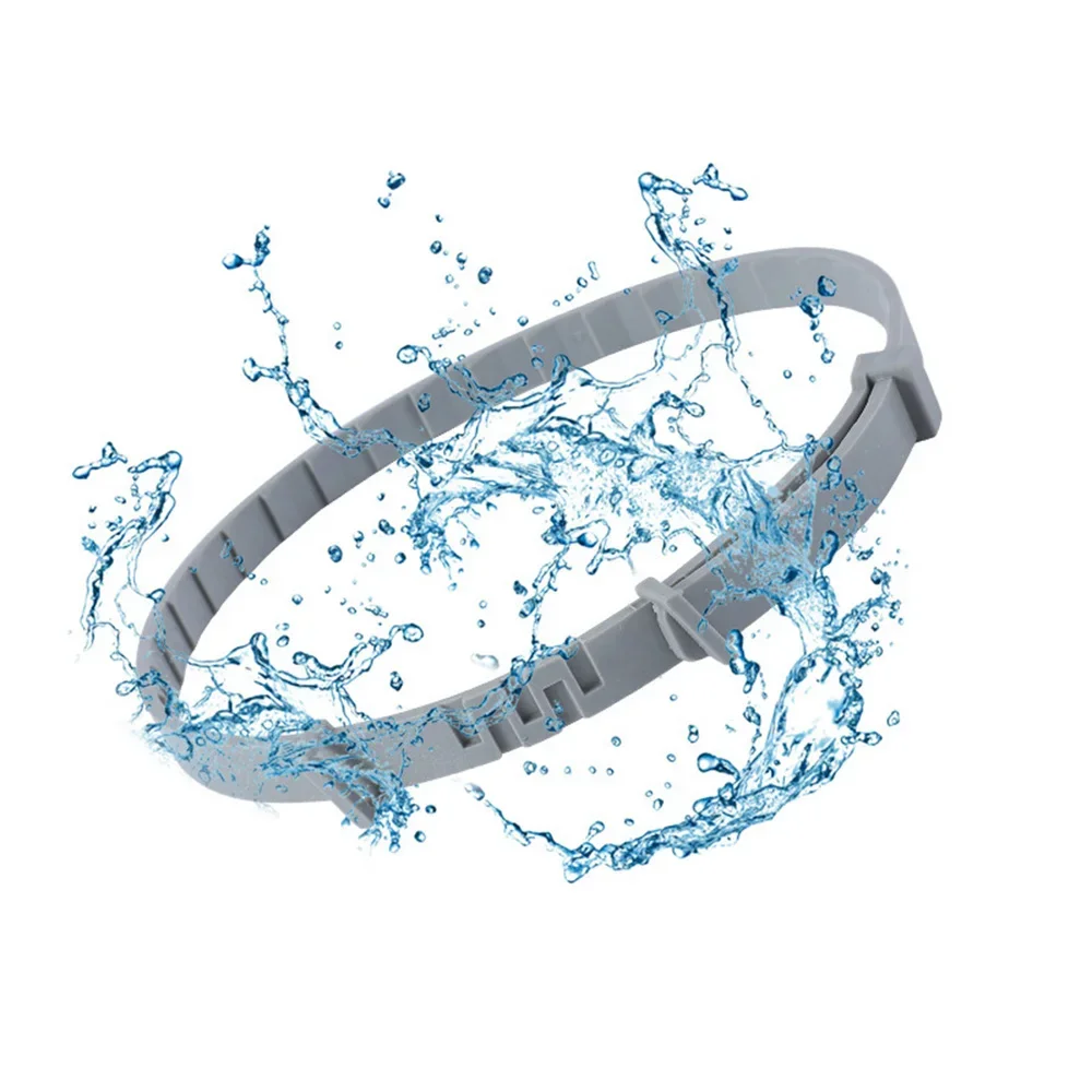 Verstellbares Kunststoff-Hundehalsband, wasserdicht, für Haustiere – Bild 4