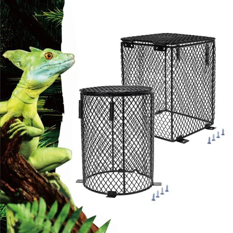 Reptilien-Wärmelampenschutz mit 4 Schrauben, Amphibien, Heizlampen – Bild 4