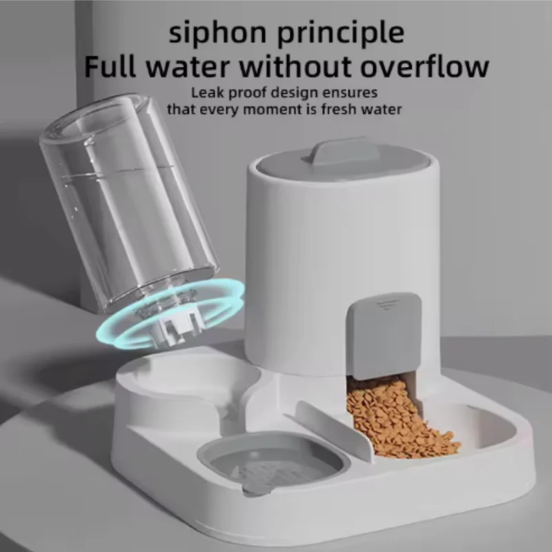 Katzenfutter- und Wasserspender, Hundenapf, Katzennapf, Glatte Futter – Bild 3